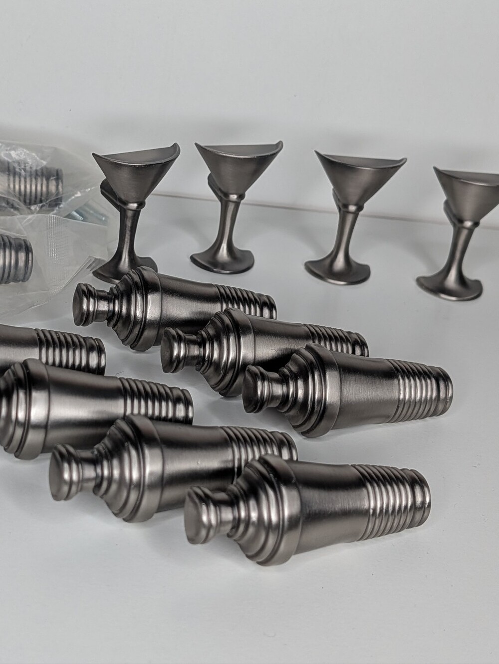 Martini Glasses And Bar Shaker Metal Novelty Cabinet Knobs Or Drawer Pulls